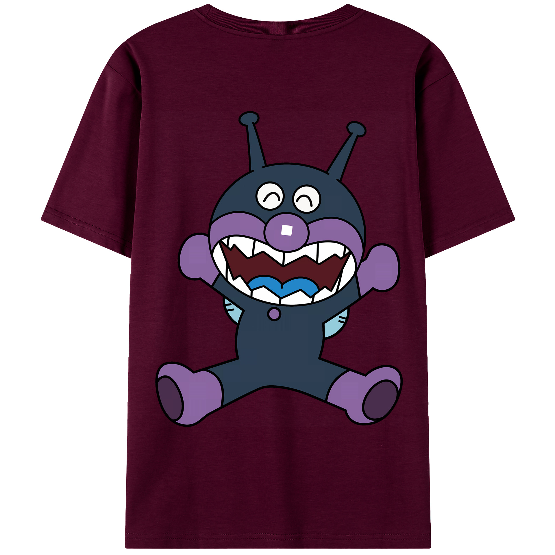 （画像用） アンパンマン Anpanman レディース半袖Tシャツ(バックプリント)